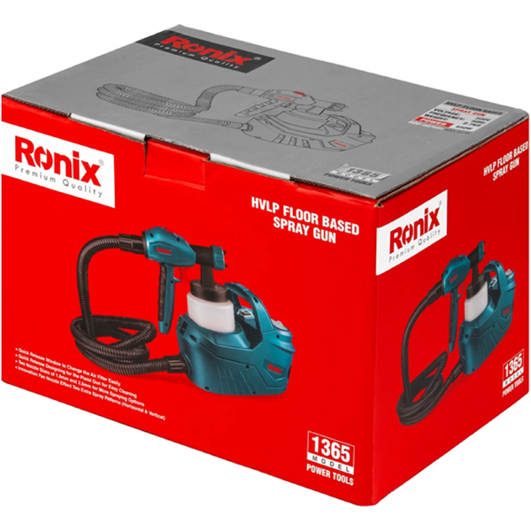 საღებავის სპრეი Ronix 1365, Paint Spray Gun, Blue