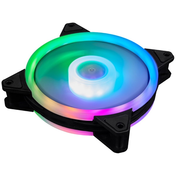 1STPlayer M1, LED, 120mm, 1500Rpm, Cooler, Black