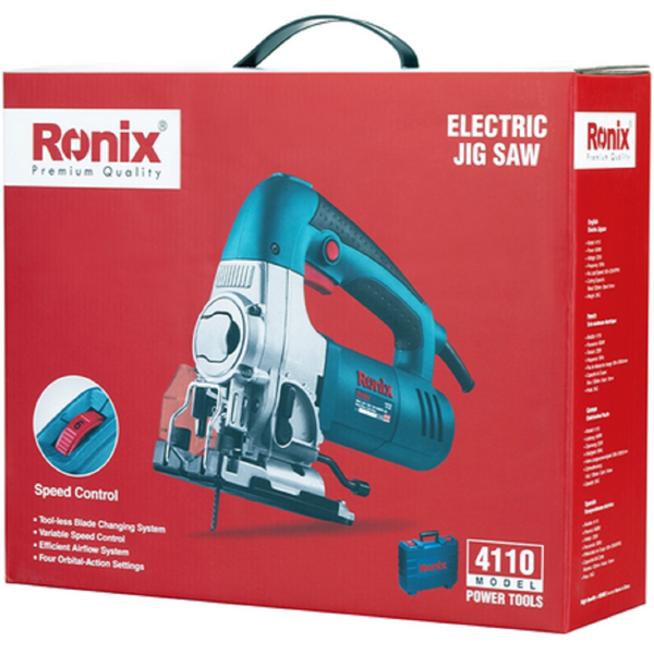 ბეწვა ხერხი Ronix 4110, 600W, 2500Rpm, 76mm, Blue