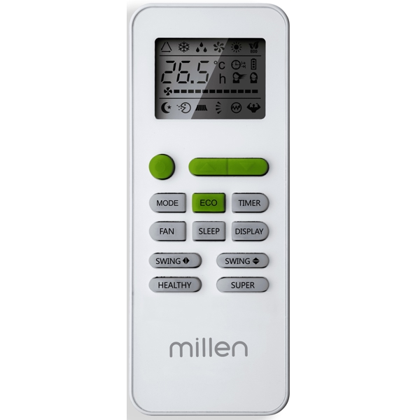 Millen MAC-30K, 100m², ON/OFF, White