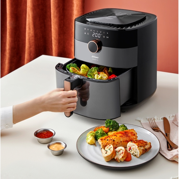 Arzum AR2074-B, 1750W, 6L, Air Fryer, Black