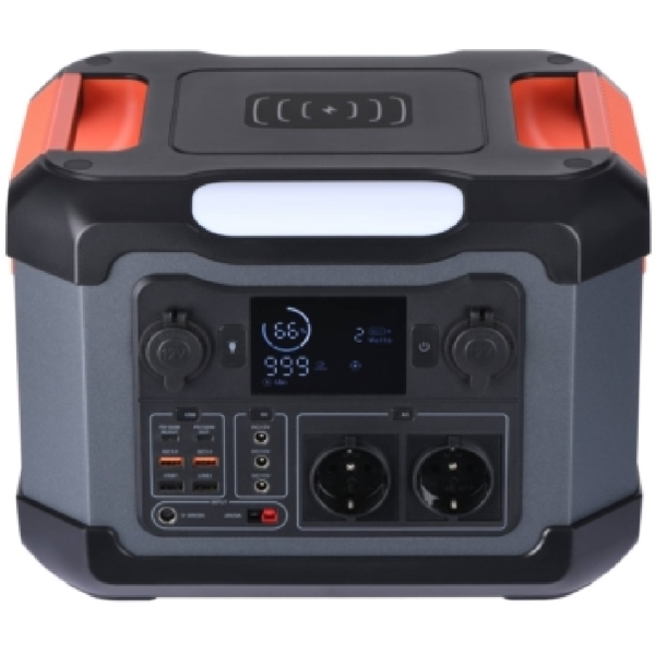 დამტენი სადგური 2E 2E-OPS-1200, 1200W, Type-c, USB-A, AC, Power Station, Grey