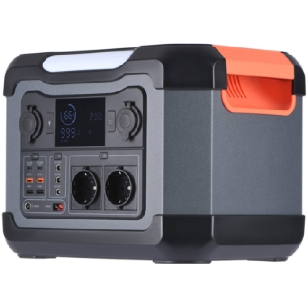 დამტენი სადგური 2E 2E-OPS-1200, 1200W, Type-c, USB-A, AC, Power Station, Grey