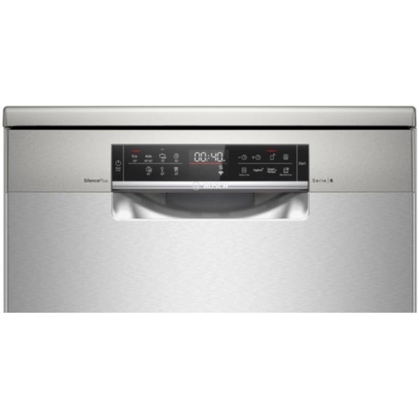 ჭურჭლის სარეცხი მანქანა Bosch SMS6HMI27Q, A++, 45Db, Dishwasher, Silver