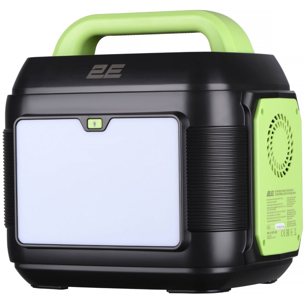 დამტენი სადგური 2E 2E-OPS-600, 600W, USB-C, Type-c, USB-A, AC, Power Station, Black
