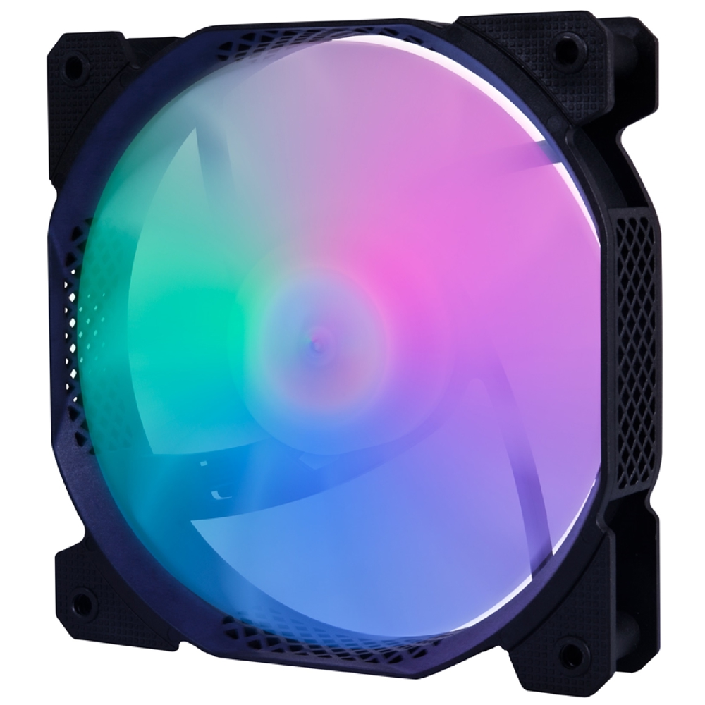 1STPlayer 1STPLR-F2-BK-BULK, LED, 120mm, 1100Rpm, Cooler, Black