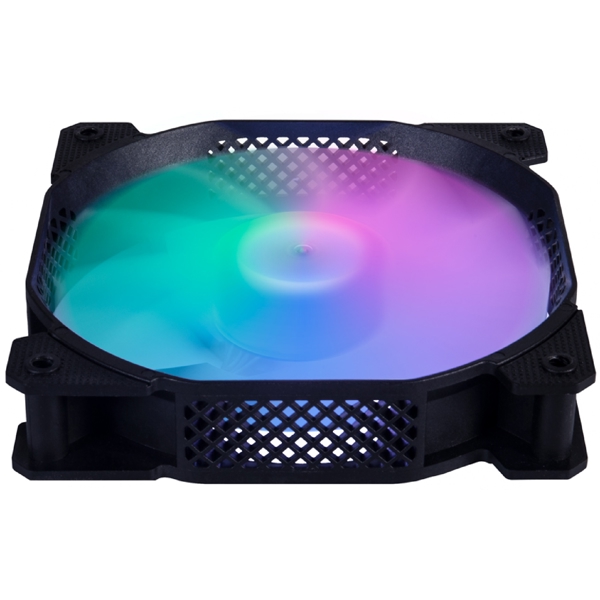 ქულერი 1STPlayer 1STPLR-F2-BK-BULK, LED, 120mm, 1100Rpm, Cooler, Black