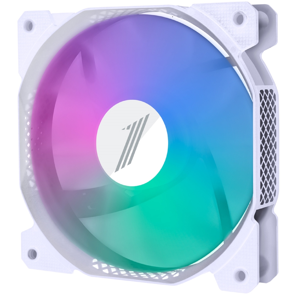 ქულერი 1STPlayer 1STPLR-F2-WH-BULK, LED, 120mm, 1100Rpm, Cooler, White