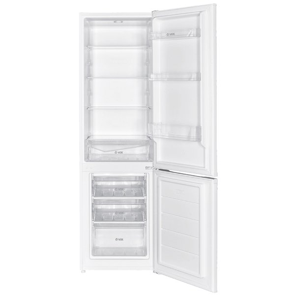 Vox KK 3410 F, 260L, F, Refrigerator, White