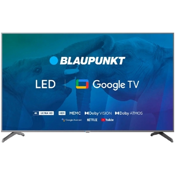 BLAUPUNKT 75UBC8000, 75", 4K UHD, Smart TV, Android, HDMI, USB, 3.5mm Jack, WIFI, BT, Black/Silver