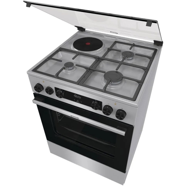 გაზქურა Gorenje GK6C61XC, 3 Gas, Oven, Stainless Steel