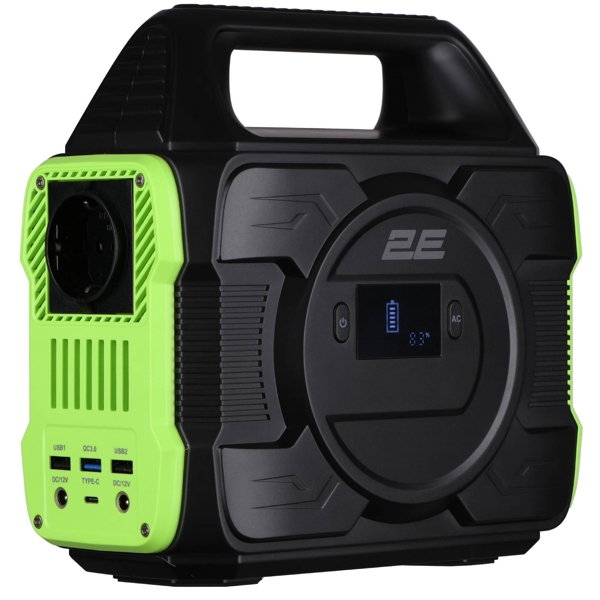 2E 2E-OPS-300, 300W, USB-C, Type-c, USB-A, AC, Power Station, Black