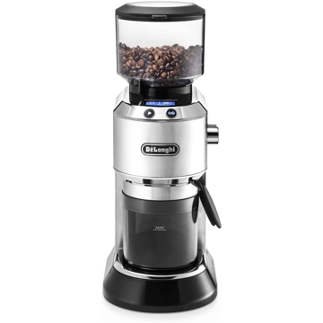 ყავის საფქვავი Delonghi KG521.M, 150W, Electric Coffee Grinder, Stainless Steel