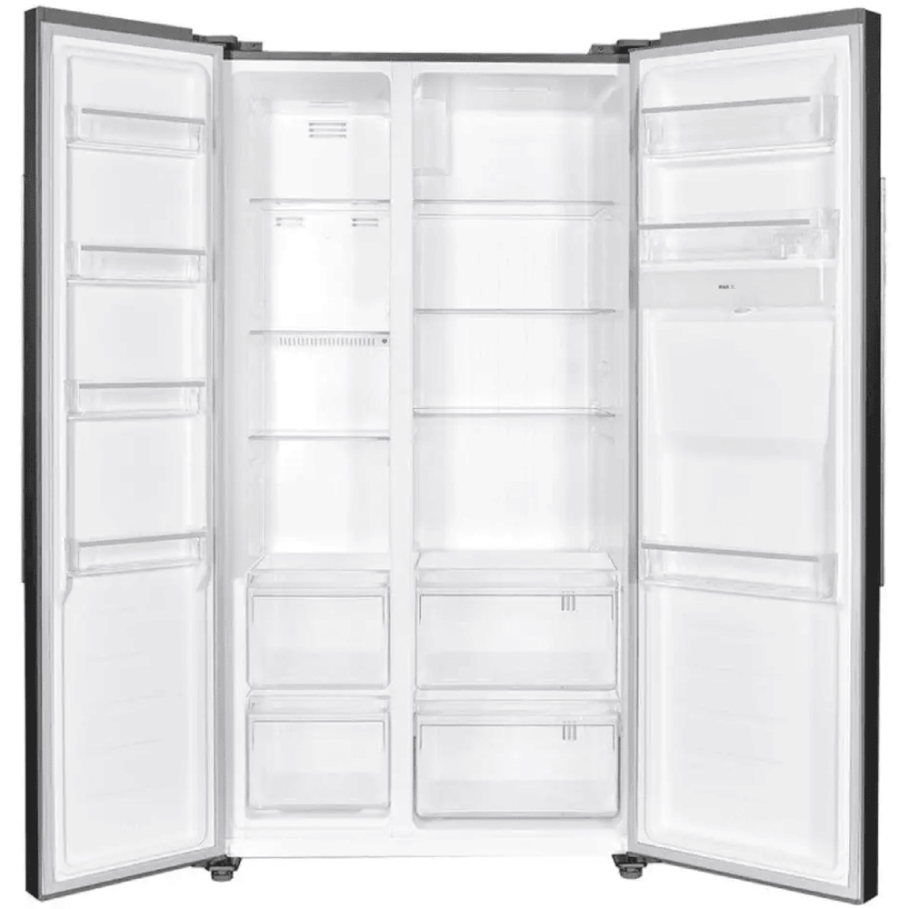 მაცივარი Vox SBS 6015 IXE, 439L, E, Refrigerator, Grey