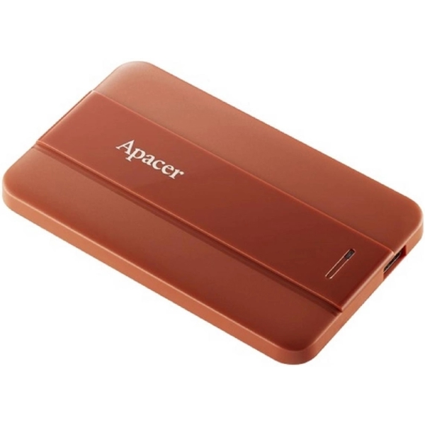 Apacer AP2TBAC237R-1, 2TB, External HDD, 2.5'', USB 3.2, Red