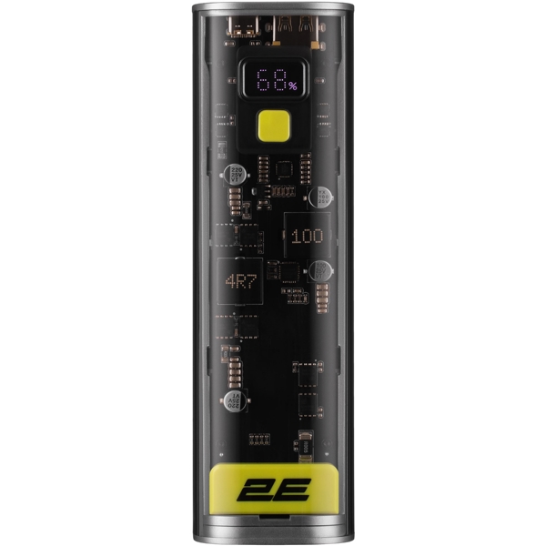 2E 2E-PB7200PD, 24000mAh, USB Type-C, USB-A, Power Bank, Black