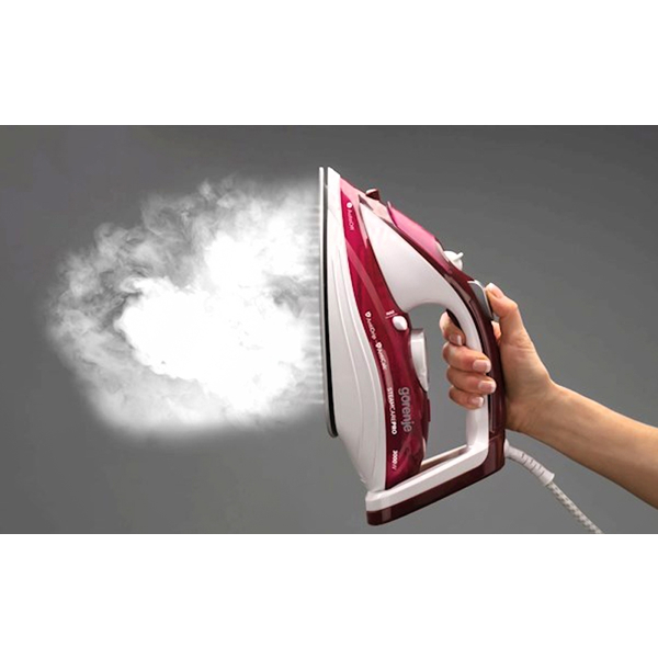 ორთქლის უთო Gorenje SIH2200RBC, 2200W, 280ML, Steam Iron, White/Red