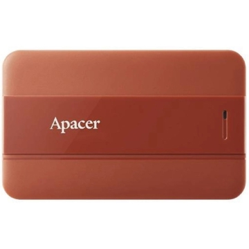 Apacer AP1TBAC237R-1, 1TB, External HDD, 2.5'', USB 3.2, Red