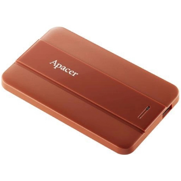 Apacer AP1TBAC237R-1, 1TB, External HDD, 2.5'', USB 3.2, Red