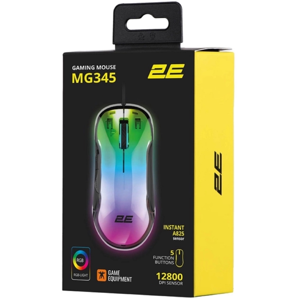 მაუსი 2E 2E-MG345TR, Wired, USB, Gaming Mouse, Black