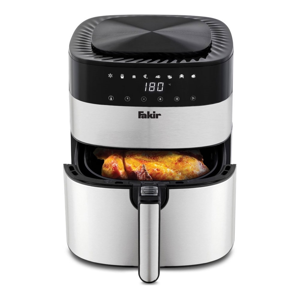 აეროგრილი Fakir 8682511903241, 1750W, 5L, Air Fryer, Silver/Black