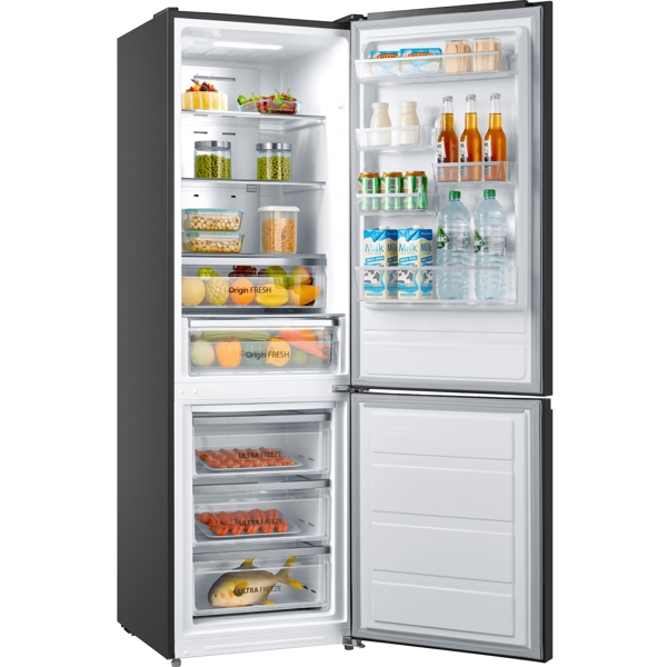 მაცივარი Toshiba GR-RB308WE-DGJ (22), 295L, No Frost, Refrigerator, Black