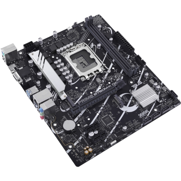 დედა დაფა Asus B760M-K D4 Prime, LGA 1700, DDR4, DIMM, 64GB