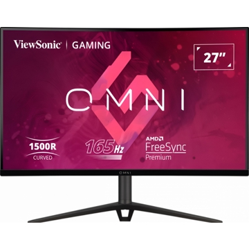 ViewSonic VX2718-2KPC-MHDJ Omni, 27'', Curved Monitor, QHD, VA, HDMI, DP, Black