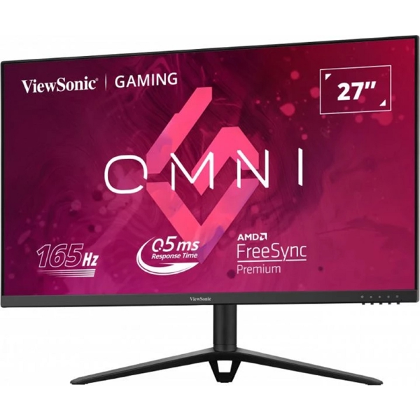 მონიტორი ViewSonic VX2728J Omni, 27", Monitor, FHD, IPS, HDMI, DP, Black