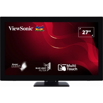 მონიტორი ViewSonic TD2760, 27", Monitor, FHD, VA, HDMI, USB, DP, Black