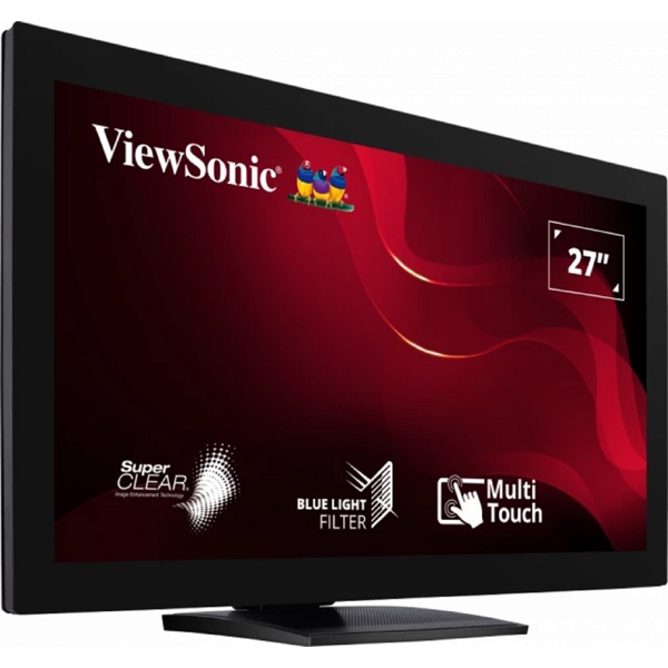 ViewSonic TD2760, 27", Monitor, FHD, VA, HDMI, USB, DP, Black