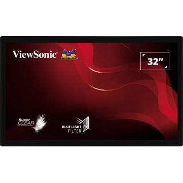 ViewSonic TD3207, 32", Monitor, FHD, VA, HDMI, USB, DP, Black