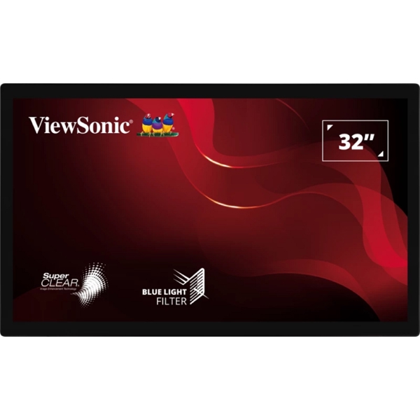 ViewSonic TD3207, 32", Monitor, FHD, VA, HDMI, USB, DP, Black