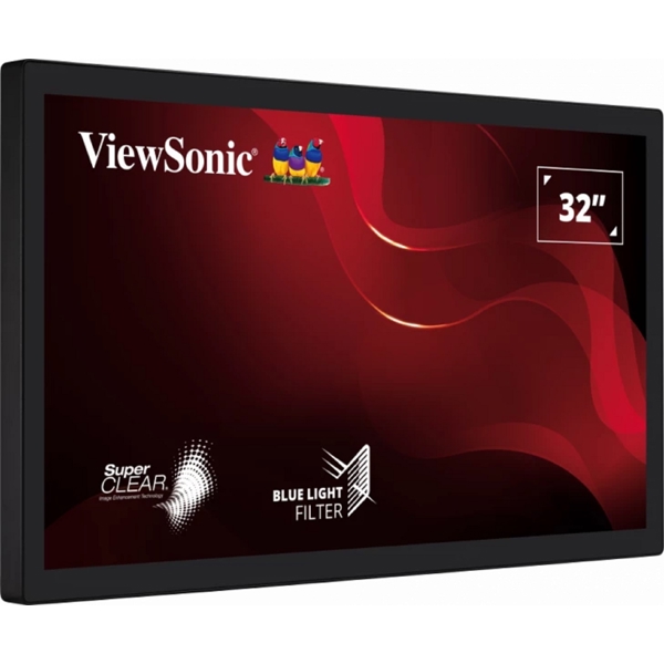 ViewSonic TD3207, 32", Monitor, FHD, VA, HDMI, USB, DP, Black