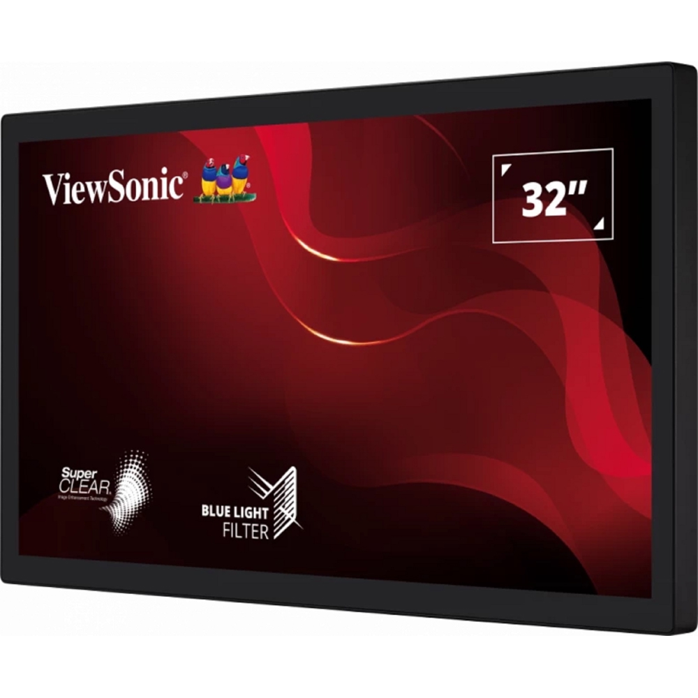 მონიტორი ViewSonic TD3207, 32", Monitor, FHD, VA, HDMI, USB, DP, Black
