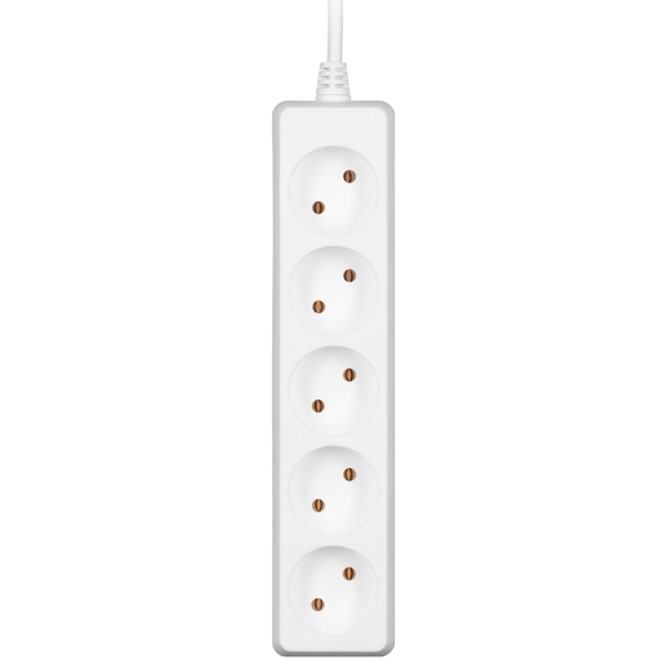 დენის გამანაწილებელი 2E 2E-U0510M1.5, 5 Socket, 1.5m, White