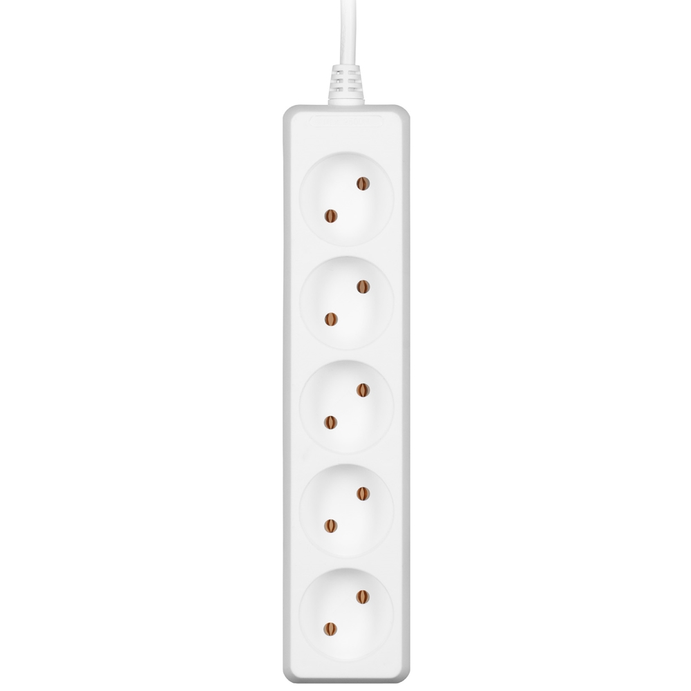 2E 2E-U0510M1.5, 5 Socket, 1.5m, White