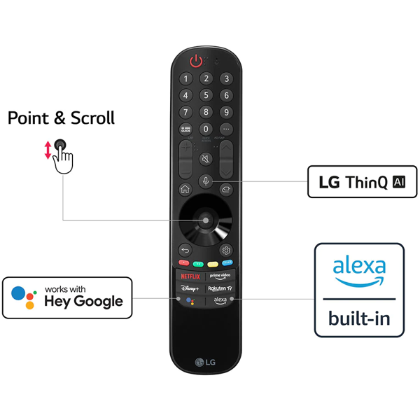 LG 75QNED816QA, 75", 4K UHD, Smart TV, USB, HDMI, LAN, BT, WIFI, Black