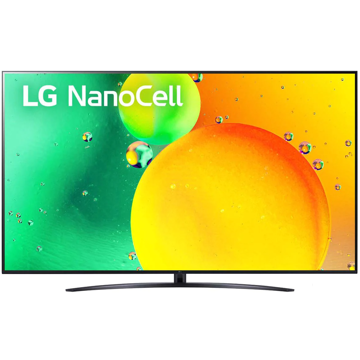  LG 43NANO766QA, 43", 4K UHD, Smart TV, USB, HDMI, LAN, BT, WIFI, Black