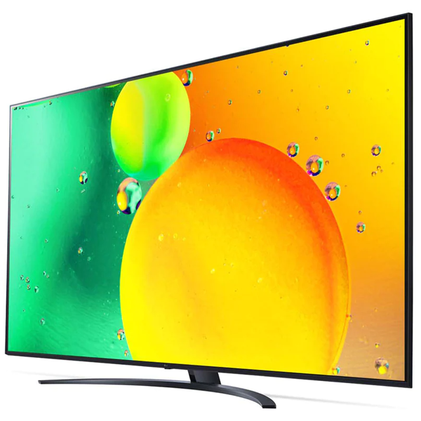 ტელევიზორი LG 43NANO766QA, 43", 4K UHD, Smart TV, USB, HDMI, LAN, BT, WIFI, Black