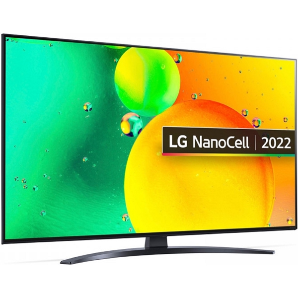 ტელევიზორი LG 50NANO766QA, 50", 4K UHD, Smart TV, USB, HDMI, LAN, BT, WIFI, Black