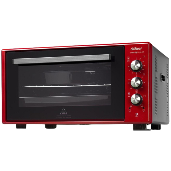 Arzum AR2034, 1600W, 50L, Electric Oven, Red