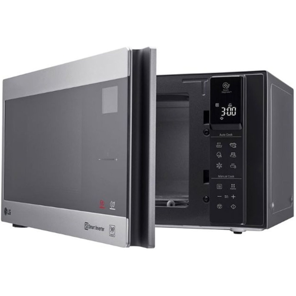 მიკროტალღური ღუმელი LG MS2595CIS.BSSQCIS, 1150W, 25L, Microwave Oven, Black/Silver