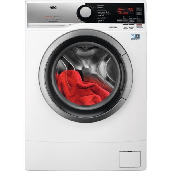  სარეცხი მანქანა AEG L6SE26SRE, 6Kg, A, 1200Rpm, 49Db, Washing Machine, White