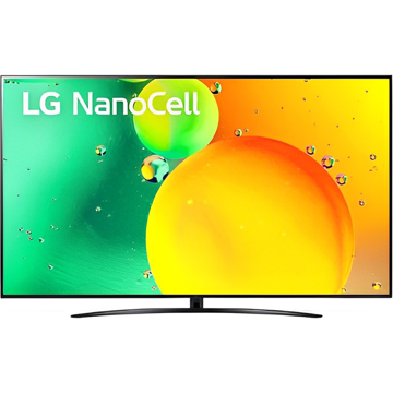 LG 70NANO763QA, 70", 4K UHD, Smart TV, USB, HDMI, LAN, BT, WIFI, Black