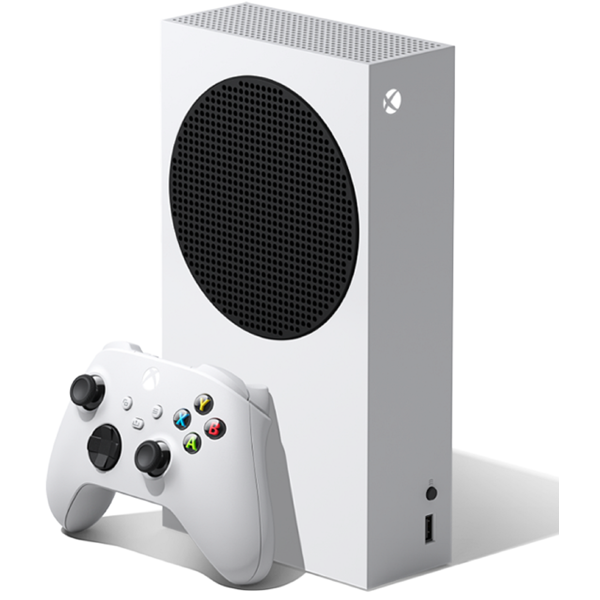 სათამასო კონსოლი Microsoft 196388102730ED Xbox Series S, BT, Wi-Fi, Fortnite+Rocket League+Fall Guys, White