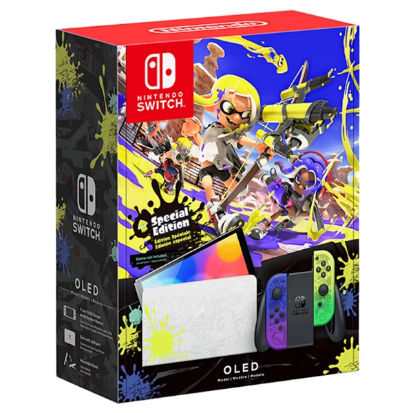 Nintendo Switch Console Splatoon 3, Wi-Fi, BT, Black