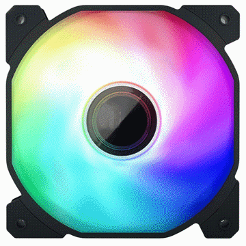 ქულერი 1STPlayer FIS-BK-BULK, A-RGB, 120mm, 1100RPM, Cooler, Black