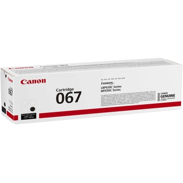 Canon 5102C002AA CRG067BK, Toner Cartridge, 1350P, Black