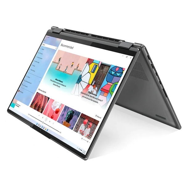 ნოუთბუქი Lenovo 82QG0001US Yoga 7, 16", i5-1240P, 8GB, 256GB SSD, Integrated, W11H, Storm Grey